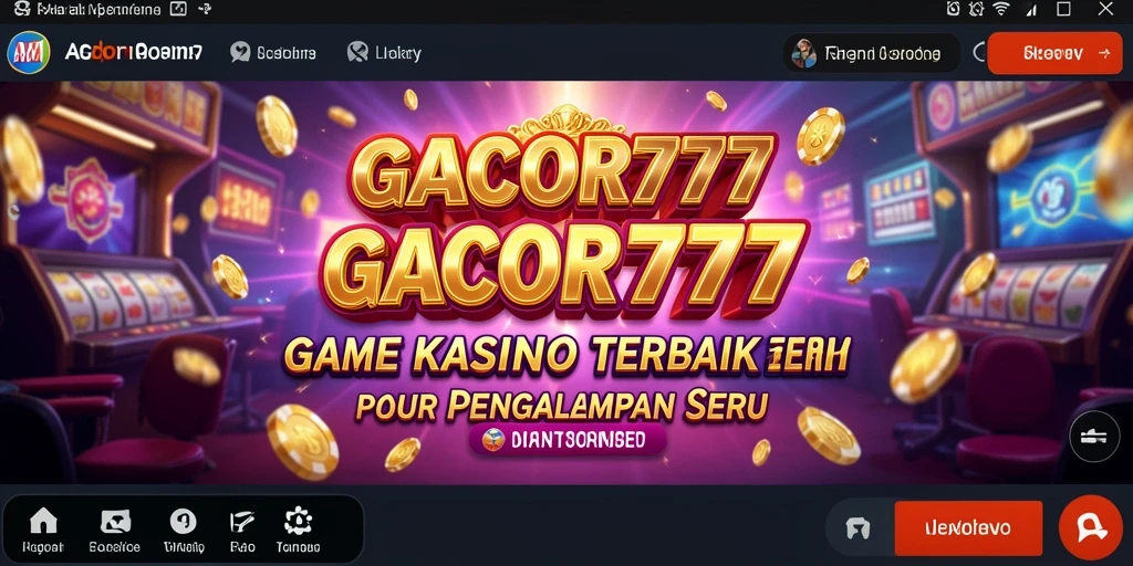 Gameplay seru GACOR777 dengan grafis menakjubkan.