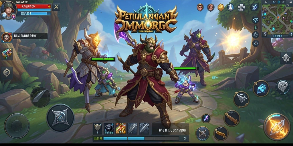Tampilan gameplay epik NAGA1001 yang menampilkan aksi pertempuran yang mendebarkan.