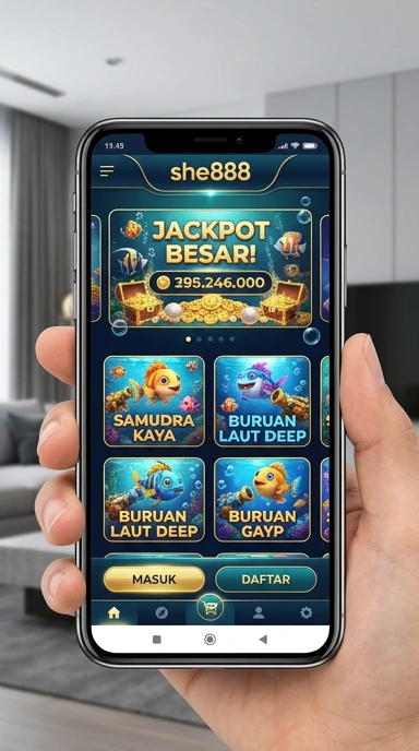 Proses unduhan aplikasi melalui she888 yang cepat dan aman.
